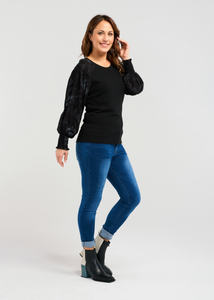 Zafina\Aria Top /Black|Abbey Road