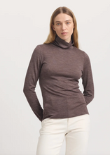 Load image into Gallery viewer, Toorallie\Turtle Neck Merino Tee /Mocha|Abbey Road