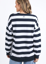 Load image into Gallery viewer, Elm\Mill Crew /Navy &amp; White Stripe|Abbey Road