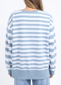 Elm\Vivid Crew /Steel Blue Stripe|Abbey Road