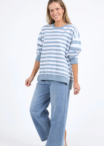 Elm\Vivid Crew /Steel Blue Stripe|Abbey Road