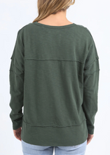 Load image into Gallery viewer, Foxwood\Jayne Throw On Top/ Khaki|Abbey Road