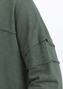 Foxwood\Jayne Throw On Top/ Khaki|Abbey Road