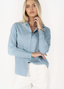 Humidity\The Chambray Shirt /Light Blue|Abbey Road