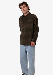 Thrills\Union Cord Check LS Shirt/Falcon|Abbey Road