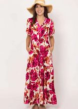 Load image into Gallery viewer, Lexi Maxi Dress Pink Floral | Abbey Road Kaikoura