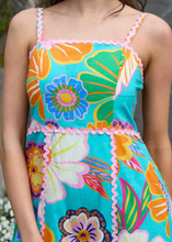 Load image into Gallery viewer, Poppy Maxi Dress Teal Floral