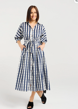 Load image into Gallery viewer, Ava Dress Ink Check | Abbey Road Kaikoura