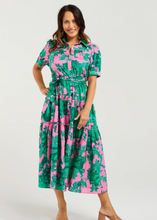 Load image into Gallery viewer, Elise Dress Pink Jungle | Abbey Road Kaikoura