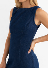 Load image into Gallery viewer, Kendrick Denim Mini Dress | Abbey Road Kaikoura