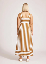 Load image into Gallery viewer, Treville Stripe Tank Maxi Dress Caramel | Abbey Road Kaikoura