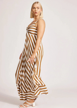 Load image into Gallery viewer, Treville Stripe Tank Maxi Dress Caramel | Abbey Road Kaikoura