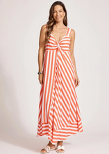 Load image into Gallery viewer, Treville Stripe Tank Maxi Dress Coral | Abbey Road Kaikoura
