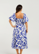 Load image into Gallery viewer, Gabrielle Dress Cobalt Blossom | Abbey Road Kaikoura