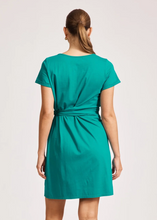 Load image into Gallery viewer, Francia Tie Dress - Lagoon | Abbey Road Kaikoura