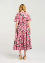 Load image into Gallery viewer, Kate Dress Berry Strokes | Abbey Road Kaikoura