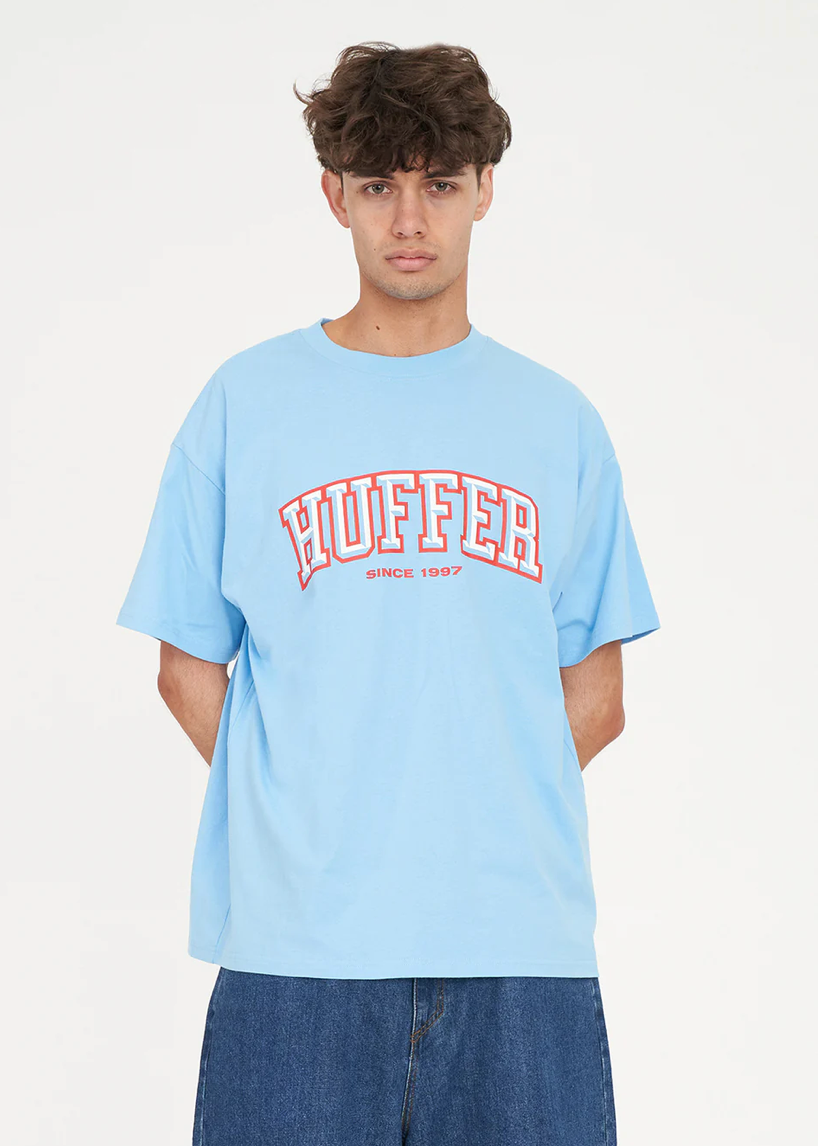 Block Tee 220/ In Play Blue Gleam | Abbey Road Kaikoura