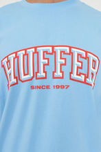 Load image into Gallery viewer, Block Tee 220/ In Play Blue Gleam | Abbey Road Kaikoura