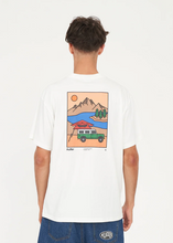 Load image into Gallery viewer, Sup Tee 190 - Tents Chalk | Abbey Road Kaikoura