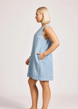Load image into Gallery viewer, Melenia Denim Tank Dress | Abbey Road Kaikoura