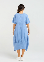 Load image into Gallery viewer, Selena Dress Blue | Abbey Road Kaikoura