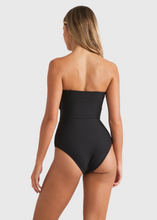 Load image into Gallery viewer, Tanlines Bandeau One Piece - Black | Abbey Road Kaikoura