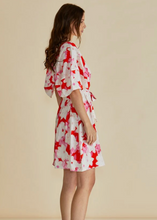 Load image into Gallery viewer, Gwenda Dress - Red Floral Print | Abbey Road Kaikoura