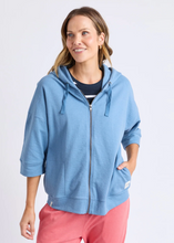 Load image into Gallery viewer, Beachy Zip Hoodie - Blue Shadow | Abbey Road Kaikoura