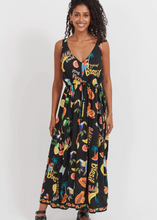 Load image into Gallery viewer, Cabana Tie Dress / Brasil Black | Abbey Road Kaikoura