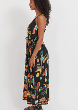 Load image into Gallery viewer, Cabana Tie Dress / Brasil Black | Abbey Road Kaikoura