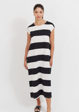 Load image into Gallery viewer, Jardin Stripe T-shirt Dress | Abbey Road Kaikoura
