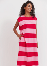 Load image into Gallery viewer, Jardin Stripe T-shirt Dress | Abbey Road Kaikoura