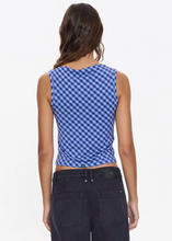 Load image into Gallery viewer, High Speed Check Tank - Guardian Navy | Abbey Road Kaikoura