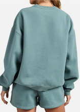 Load image into Gallery viewer, Logo Crew Neck Fleece - Sage | Abbey Road Kaikoura
