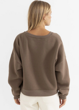 Load image into Gallery viewer, Rhythm Slouchy Crew Neck Fleece - Teak | Abbey Road Kaikoura