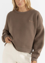 Load image into Gallery viewer, Rhythm Slouchy Crew Neck Fleece - Teak | Abbey Road Kaikoura