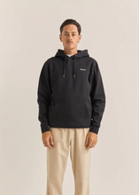 Load image into Gallery viewer, RHYTHM | Brand Fleece Hood - Black | Abbey Road Kaikoura