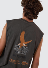 Load image into Gallery viewer, 1st Grade Service Merch Fit Muscle Tee / Merch Black | Abbey Road Kaikoura