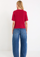 Load image into Gallery viewer, Loveable Cherry Tape Yarn Knit Tee | Abbey Road Kaikoura