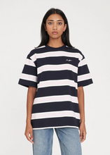 Load image into Gallery viewer, Brooklyn Relax Tee Navy/Petal | Abbey Road Kaikoura
