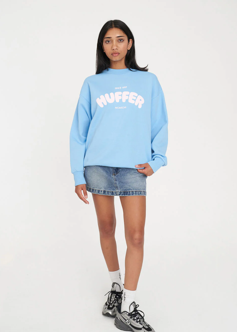 Womens Weekend Crew/Blithe Chill Blue | Abbey Road Kaikoura