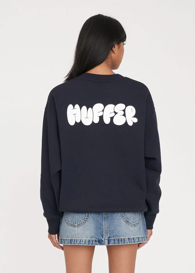 Womens Weekend Crew/Puff Navy | Abbey Road Kaikoura
