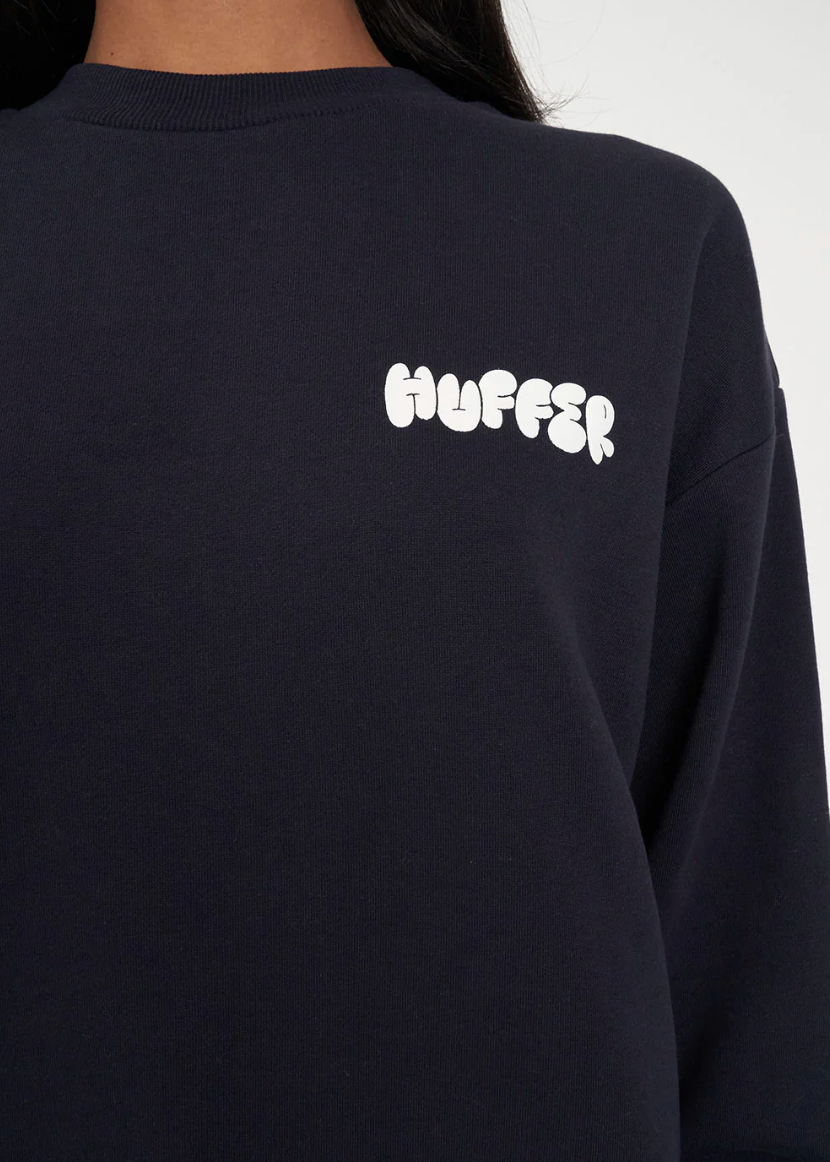 Womens Weekend Crew/Puff Navy | Abbey Road Kaikoura