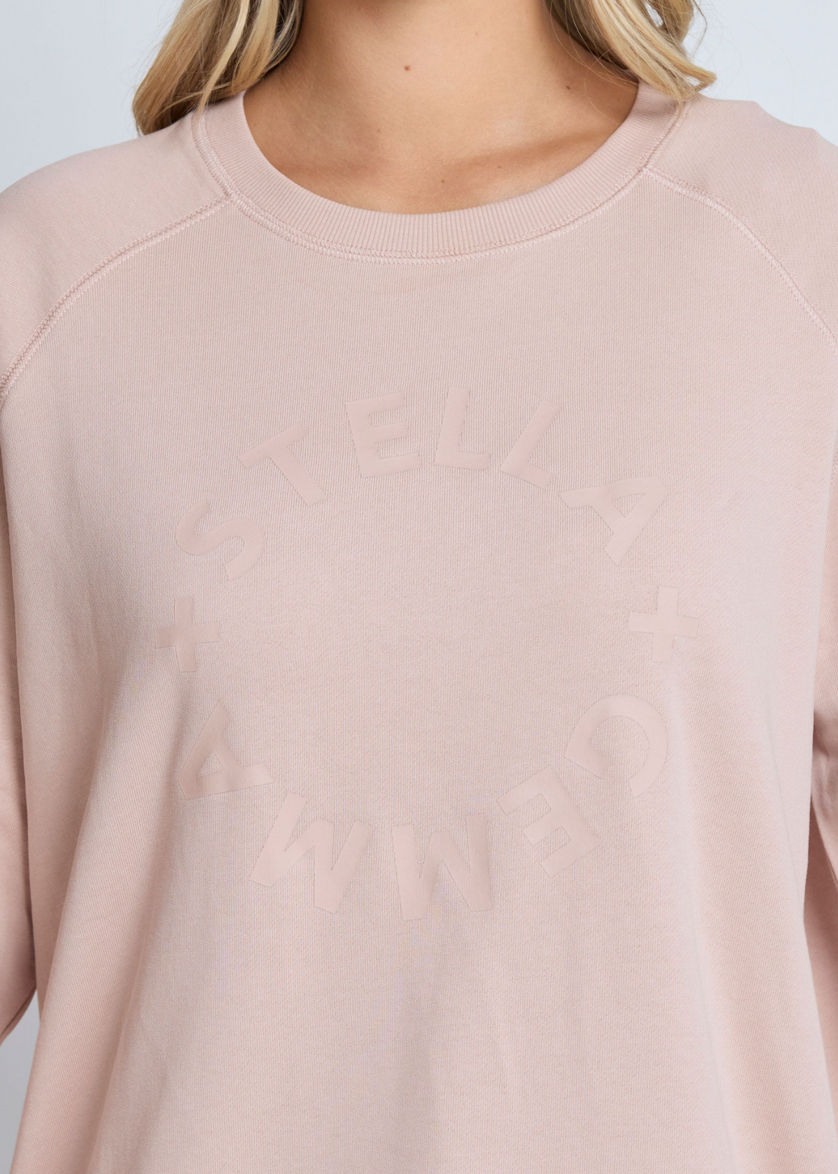 Classic Sweater - Antique Rose Round Logo | Abbey Road Kaikoura
