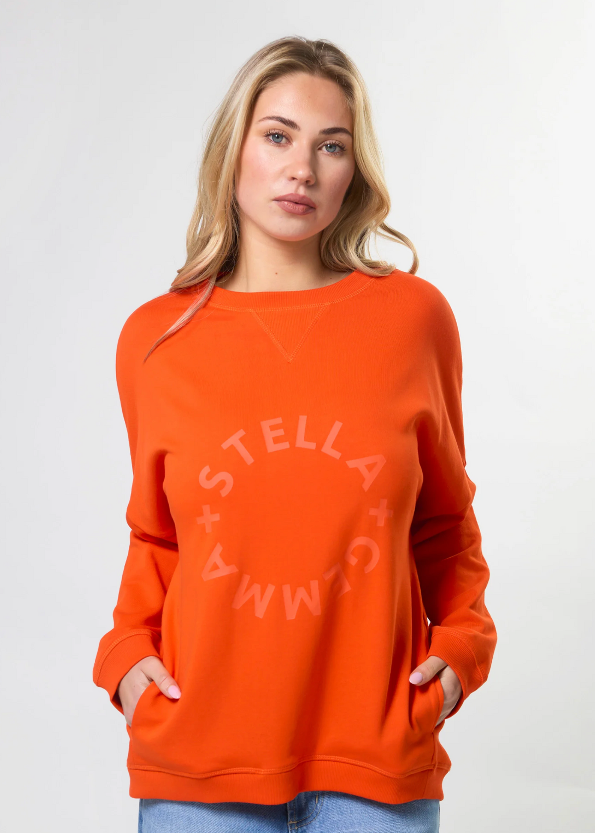 Newport Pocket Sweat - Tangerine  | Abbey Road Kaikoura