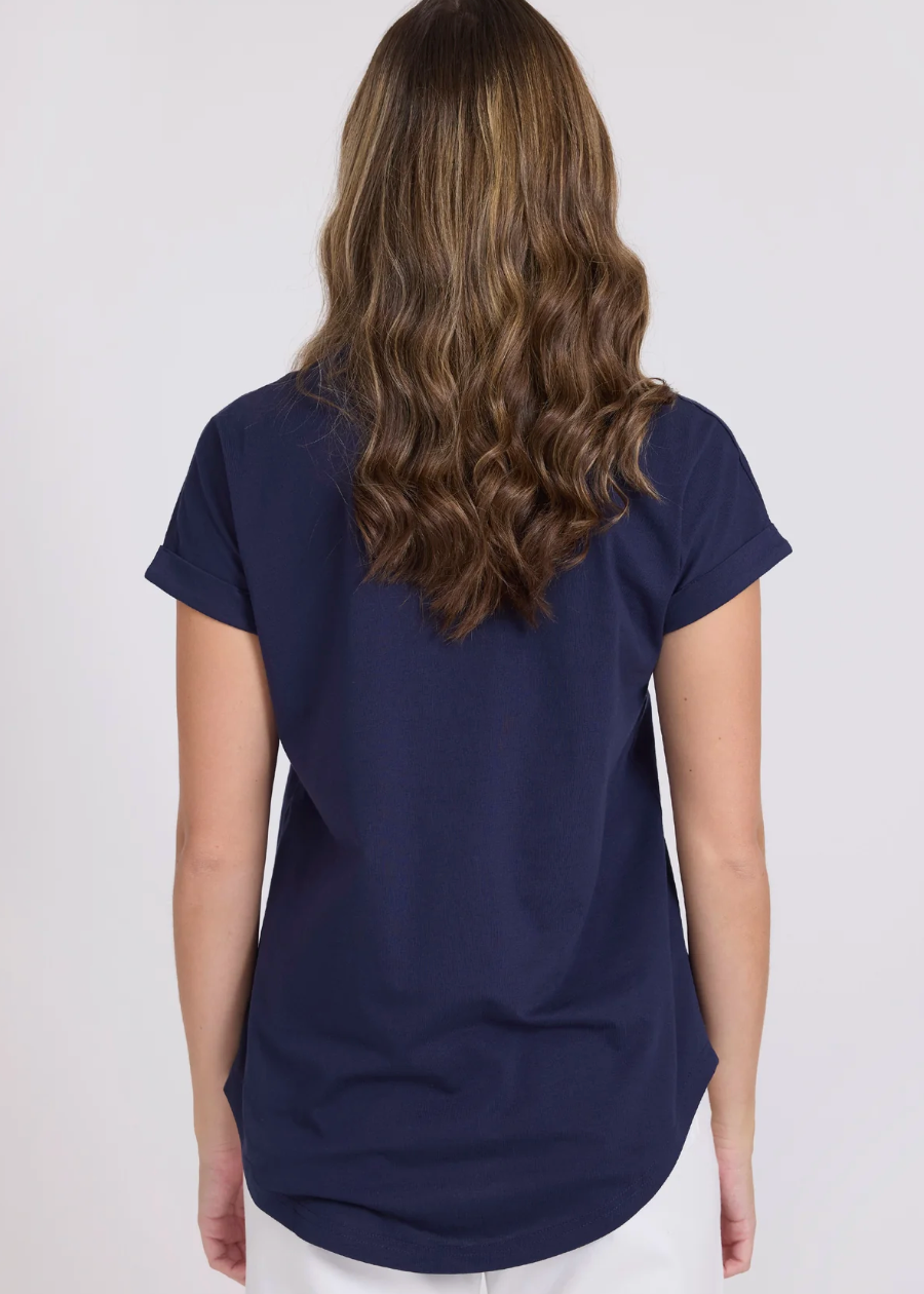 Soho Cuff Crew - Navy  | Abbey Road Kaikoura
