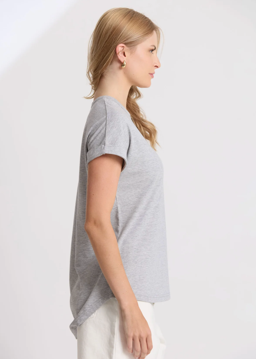 Soho Cuff Crew - Grey Marle  | Abbey Road Kaikoura 