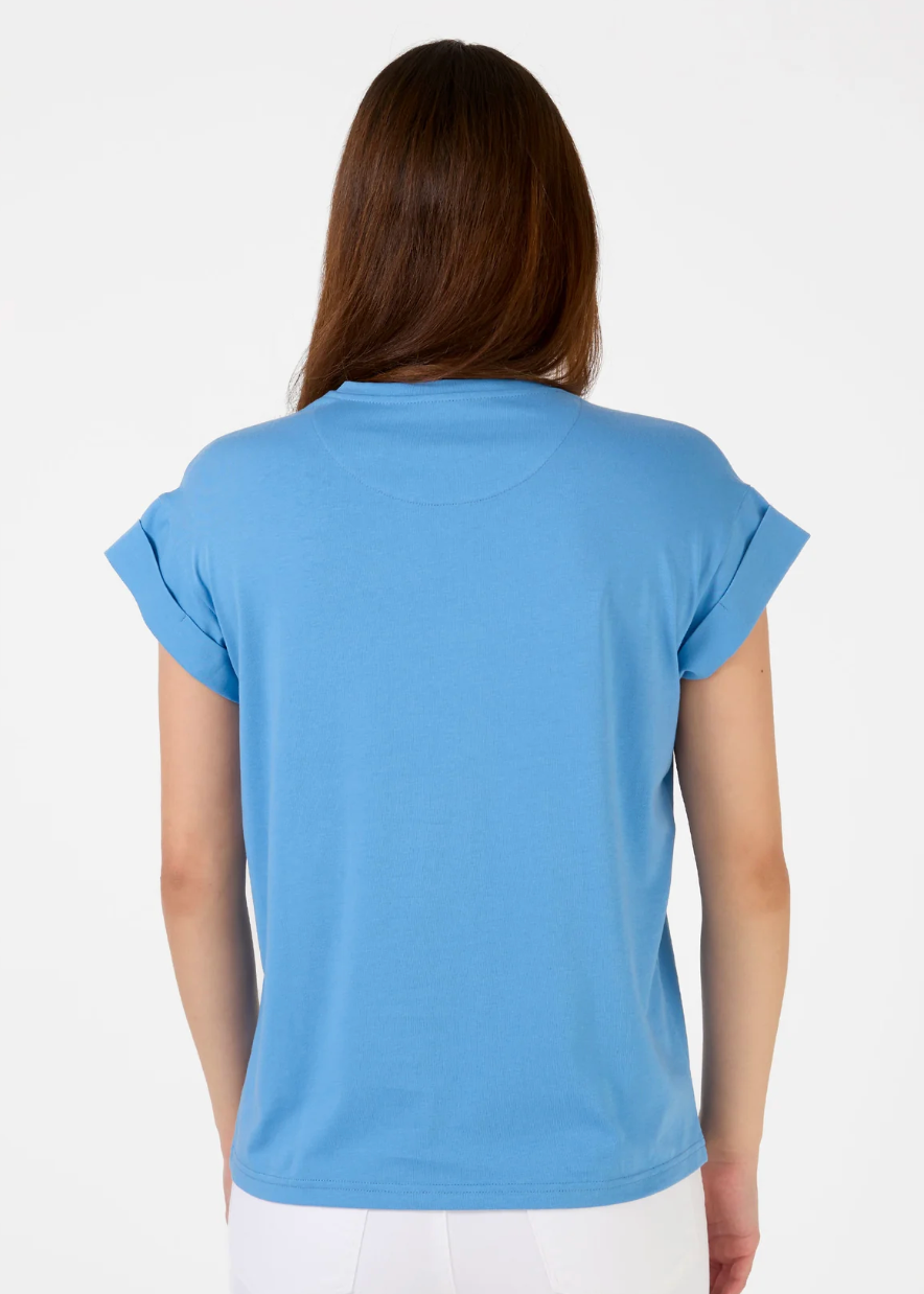 Cuff Tee Logo - Sky | Abbey Road Kaikoura