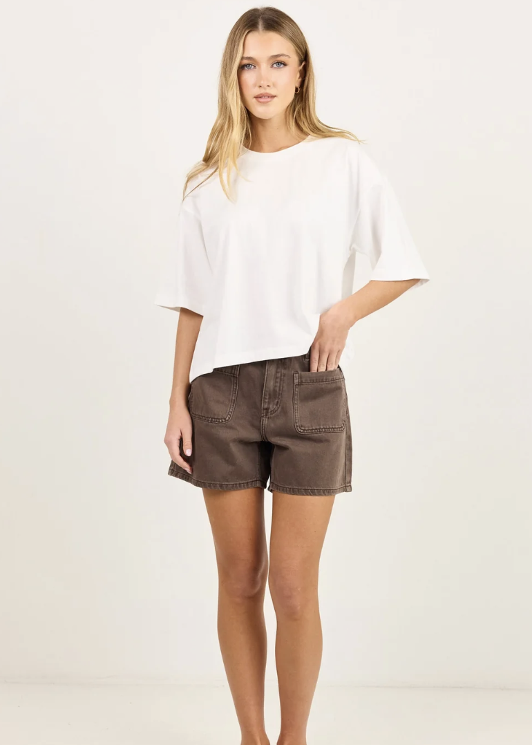 Significant Pocket Front Shorts - Mocha | Abbey Road Kaikoura