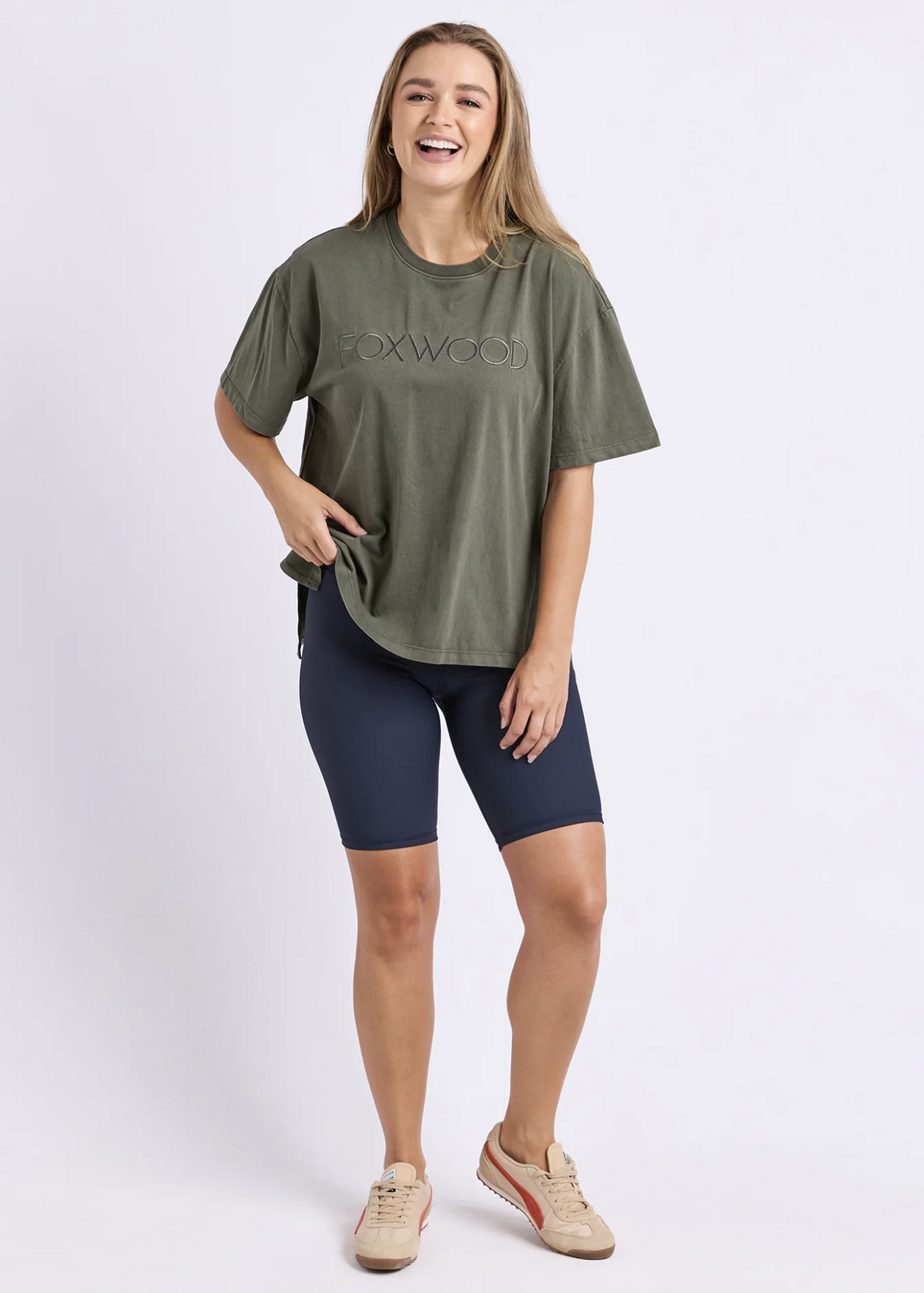 Simplified Tee - Khaki  | Abbey Road Kaikoura